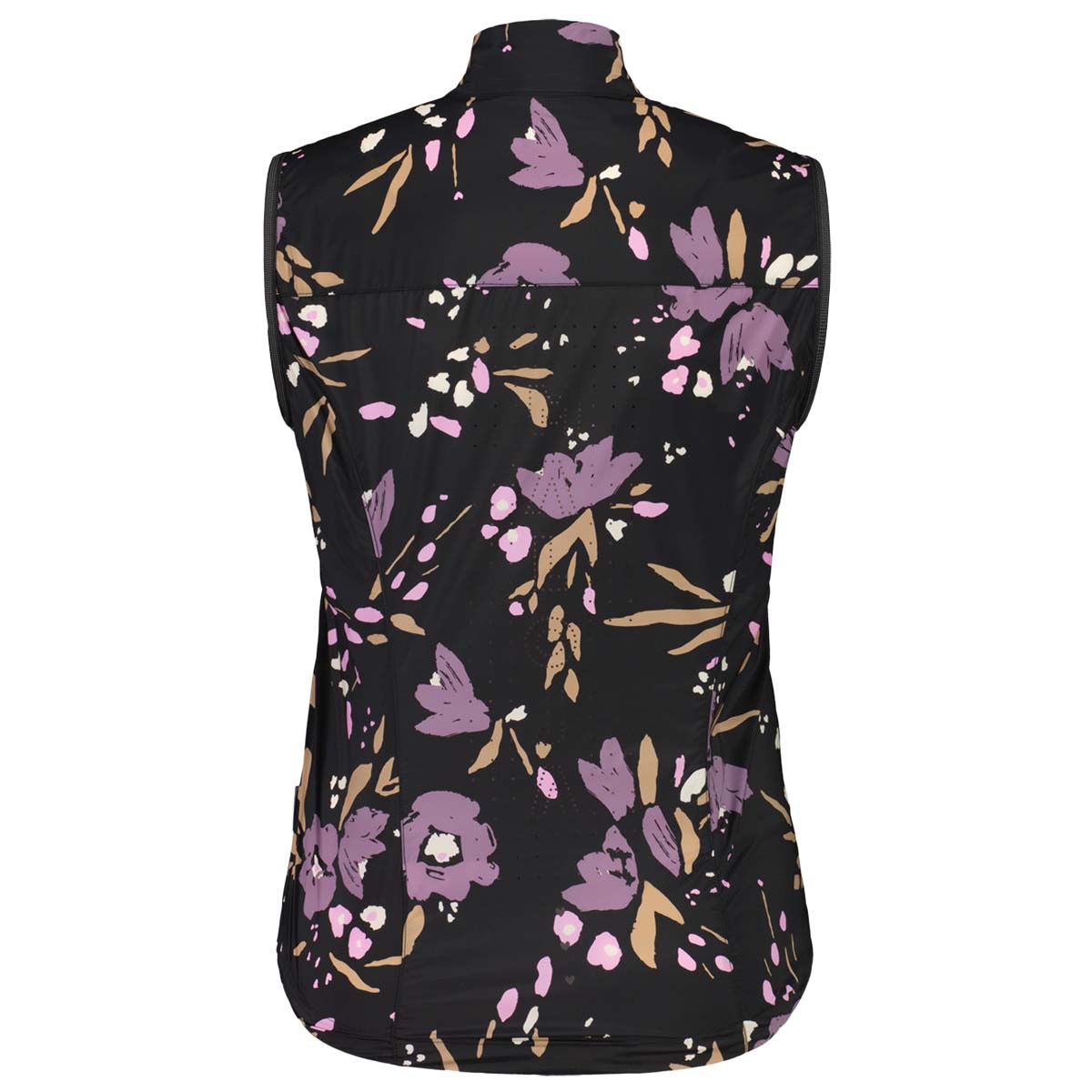 Maloja SeisM. Printed Vest Women's in Deep Black Brushflower